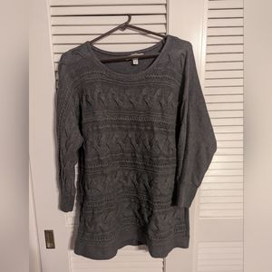 Banana Republic Gray Knit Sweater XL